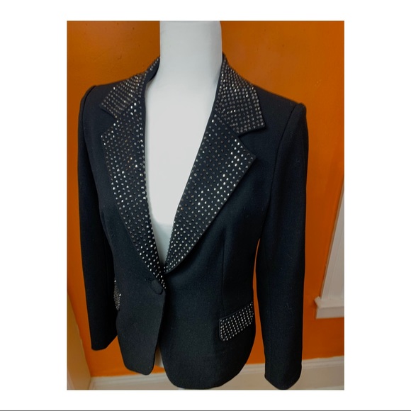 Boston Proper Jackets & Blazers - BOSTON PROPER: studded black blazer